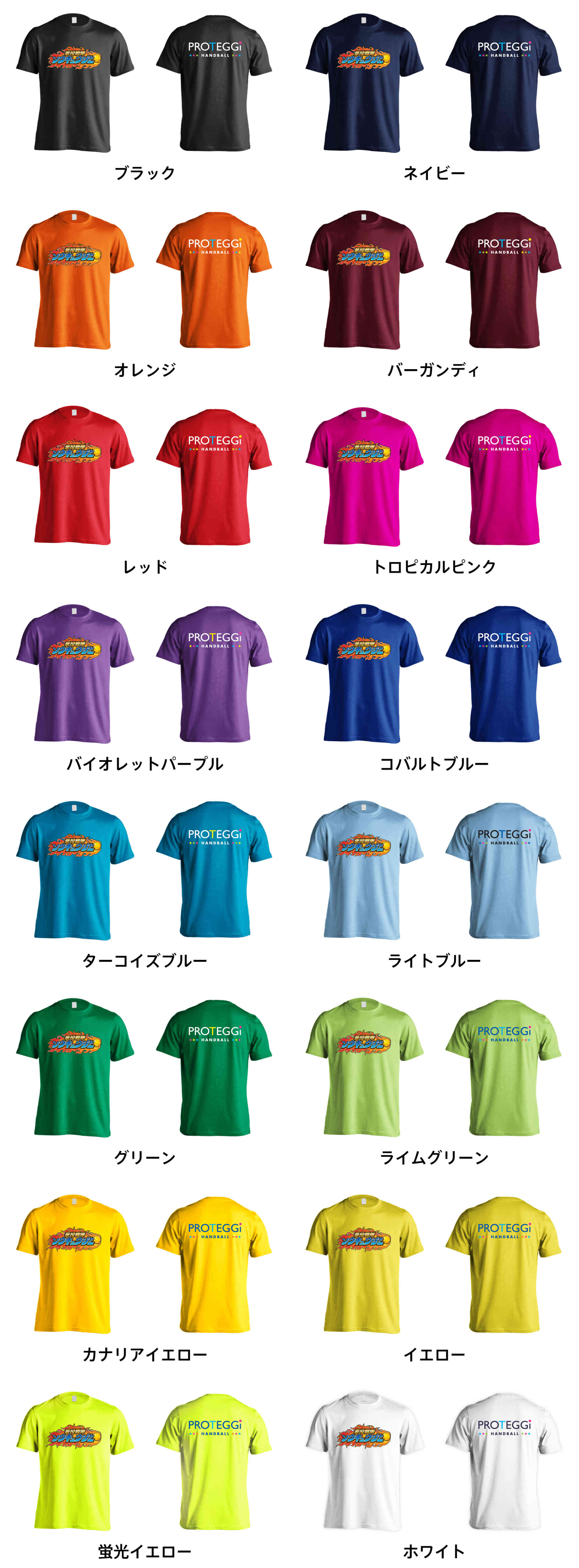 カラーバリエーションの一覧